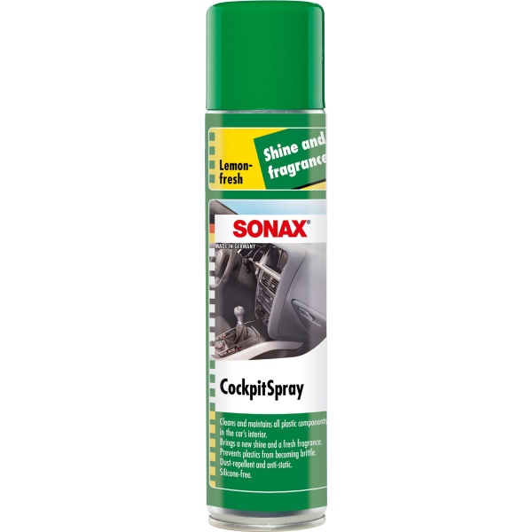 Sonax Spray Intretinere Suprafete Plastic Si Bord Lemon-Fresh 400ML 343300